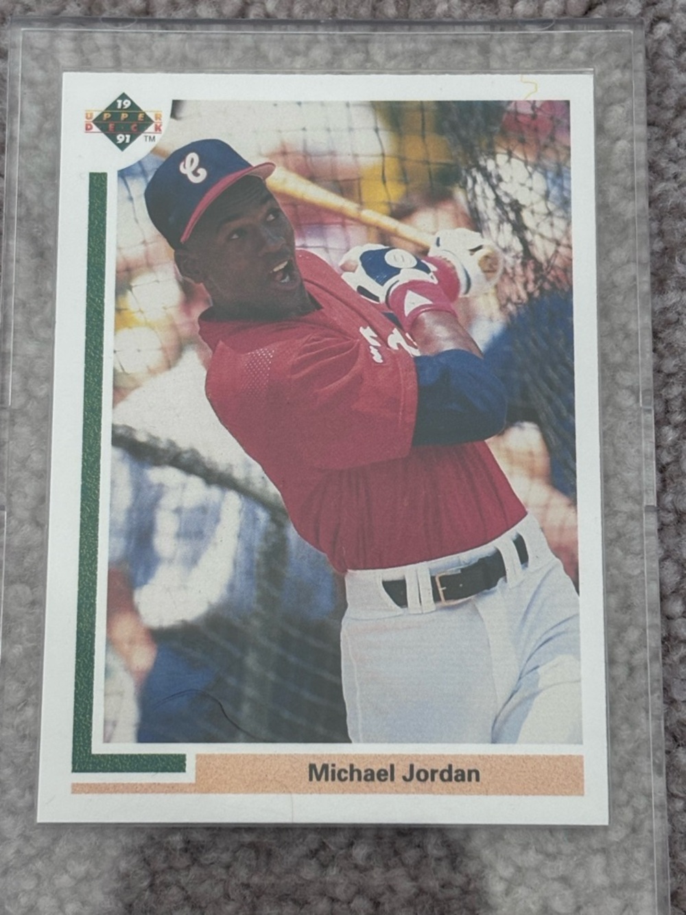 1991 Upper Deck Michael Jordan Baseball Card